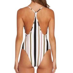 NEW Volcom "That’s Stripe" One Piece Swimsuit Sz. S